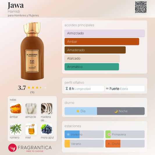 Jawa Hamidi 3ml y 8ml | Perfume en Decant | POCION - POCION | Perfumes en decants | Paraguay