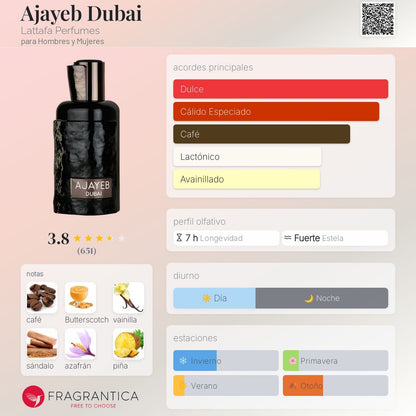 Ajayeb Dubai Lattafa 3ml y 8ml | Perfume en Decant | POCION - POCION | Perfumes en decants | Paraguay