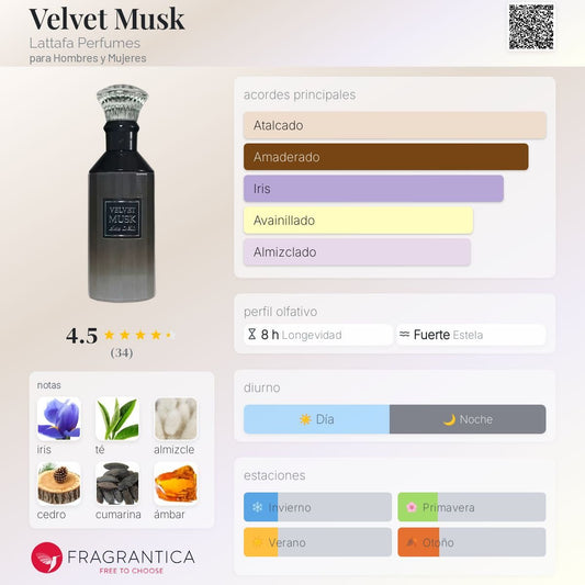 Lattafa Velvet Musk 3ml y 8ml | Perfume en Decant | POCION - POCION | Perfumes en decants | Paraguay